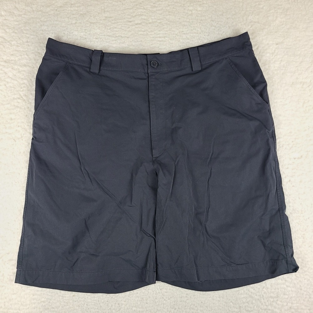 Under Armour Shorts Mens 40 Black 9" Inseam Hybrid Chino‎ Performance Nylon Golf